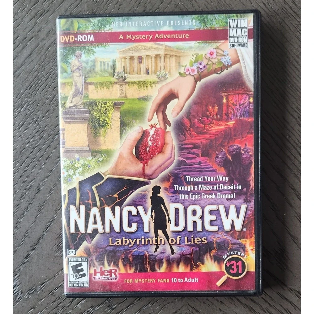Nancy Drew Labyrinth of Lies PC Mac DVD-ROM Mystery Game #31 Her Interactive